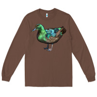 Chestnut Cayuga Duck Long Sleeve Tee - LillyAllenDesigns