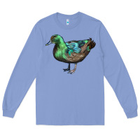 Colony Blue Cayuga Duck Long Sleeve Tee - LillyAllenDesigns