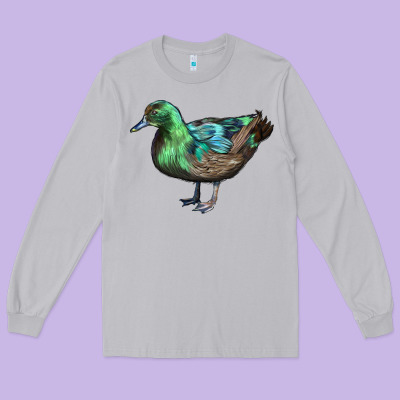Cayuga Duck Long Sleeve Tee Designed By Lillyallendesigns