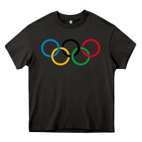 Asphalt Olympic Rings Heavy Core Tee - artisFamous