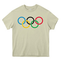 Mossy Olympic Rings Heavy Core Tee - artisFamous