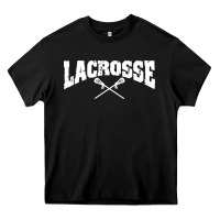 Black lacrosse Heavy Core Tee - artisFamous