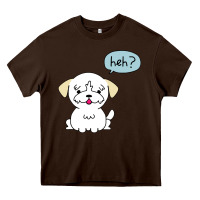 Chocolate Brown merrell twins heh Heavy Core Tee - artisFamous