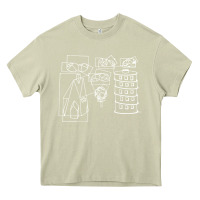 Mossy modest Heavy Core Tee - artisFamous
