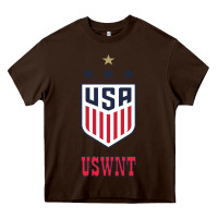 Chocolate Brown uswnt unisex Heavy Core Tee - artisFamous