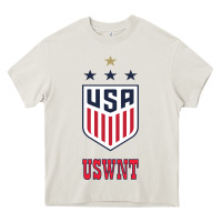 Cream uswnt unisex Heavy Core Tee - artisFamous