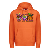 Carrot peace love halloween Premium Hoodie - BarkalooDesign