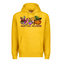 Lemon peace love halloween Premium Hoodie - BarkalooDesign