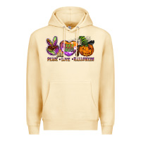 Pina Colada peace love halloween Premium Hoodie - BarkalooDesign