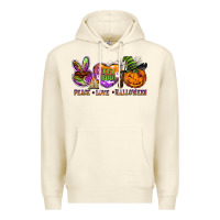 Sandshell peace love halloween Premium Hoodie - BarkalooDesign