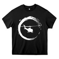 Black helicopter Heavy Core Tee - artisFamous