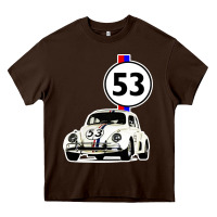 Chocolate Brown herbie 53 Heavy Core Tee - artisFamous
