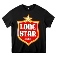 Black lone star beer Heavy Core Tee - artisFamous