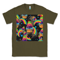 Army Green pride cupcake seamless pattern Classic Tee - FaDigitalArtStudio
