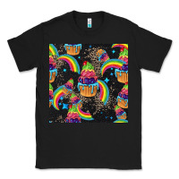 Black pride cupcake seamless pattern Classic Tee - FaDigitalArtStudio