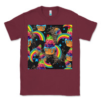 Burgundy pride cupcake seamless pattern Classic Tee - FaDigitalArtStudio