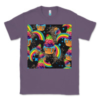 Lavender pride cupcake seamless pattern Classic Tee - FaDigitalArtStudio