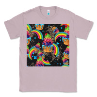 Lilac pride cupcake seamless pattern Classic Tee - FaDigitalArtStudio