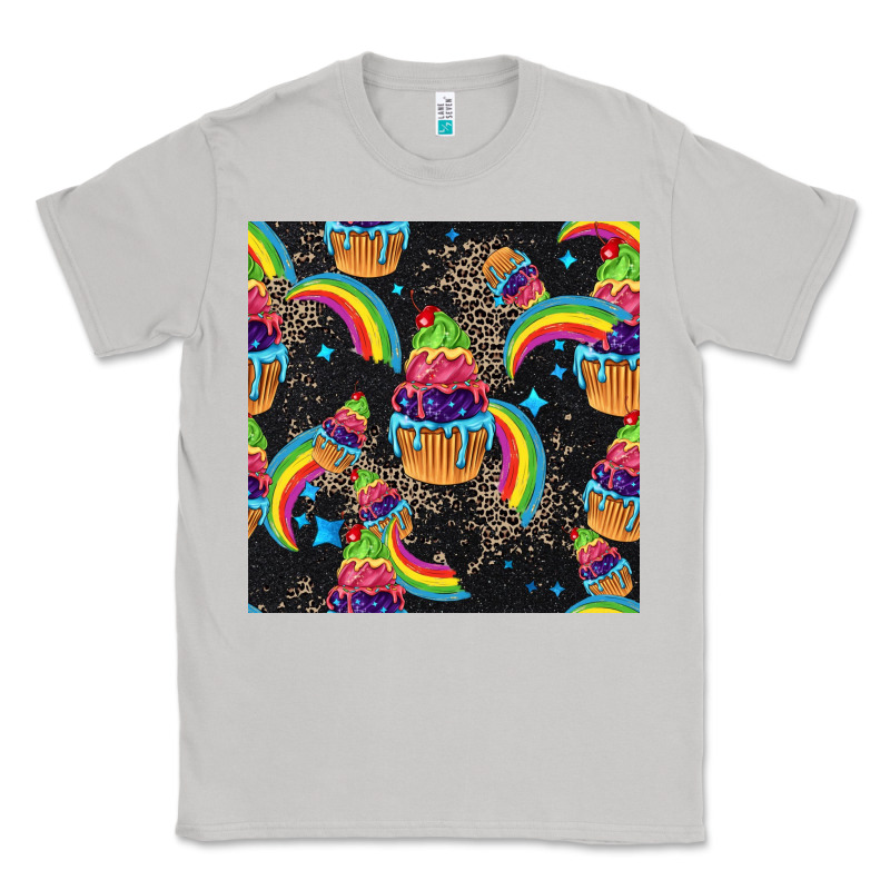 Pride Cupcake Seamless Pattern Classic Tee by FaDigitalArtStudio | Teevron