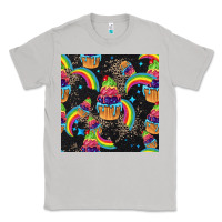 Moon Dust pride cupcake seamless pattern Classic Tee - FaDigitalArtStudio