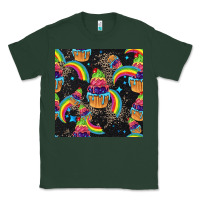 Sports Green pride cupcake seamless pattern Classic Tee - FaDigitalArtStudio