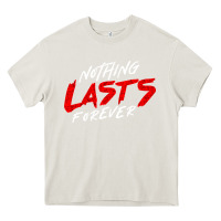 Cream Nothing lasts forever Heavy Core Tee - artisFamous