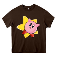Chocolate Brown Kirby's Adventure Heavy Core Tee - artisFamous