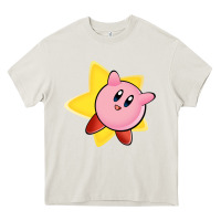 Cream Kirby's Adventure Heavy Core Tee - artisFamous