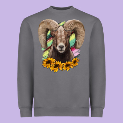 Bighorn Sheep Heavyweight Sweatshirt Designed By Ranaportraitstore
