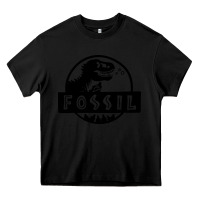 Black fossil dinosaur  wild life Heavy Core Tee - artisFamous