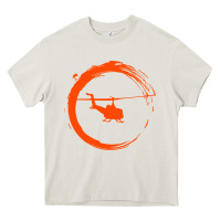 Cream helicopter Heavy Core Tee - artisFamous