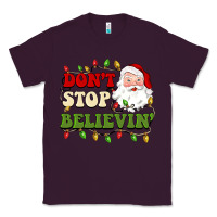 Plum don't stop believin Classic Tee - BarkalooDesign