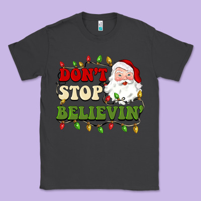 Don't Stop Believin Classic Tee Designed By Barkaloodesign