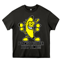 Asphalt peanut butter jelly time banana Heavy Core Tee - artisFamous