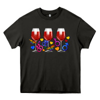 Asphalt pride wine cups Heavy Core Tee - FaDigitalArtStudio
