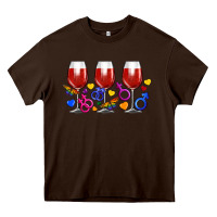 Pride Wine Cups Heavy Core Tee | Teevron