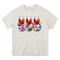 Cream pride wine cups Heavy Core Tee - FaDigitalArtStudio