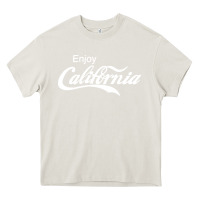Cream enjoy california Heavy Core Tee - artisFamous