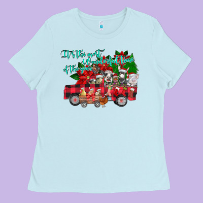 It's The Most Wonderful Of The Ladies Tee Designed By Cowhidedigitalart