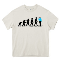 Cream evolution spock Heavy Core Tee - artisFamous
