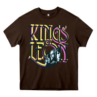 Chocolate Brown kings of leon Heavy Core Tee - artisFamous