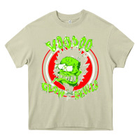 Mossy voodoo glow skulls Heavy Core Tee - artisFamous