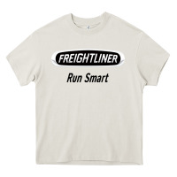 Cream freightliner run smart Heavy Core Tee - artisFamous