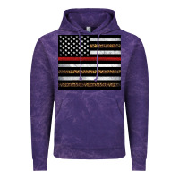 Cloud Purple thin red line American flag leopard Vintage Hoodie - Artiststas