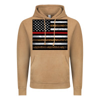 Vintage Camel thin red line American flag leopard Vintage Hoodie - Artiststas