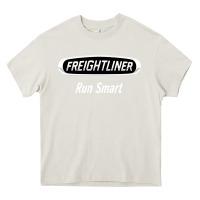 Cream freightliner run smart Heavy Core Tee - artisFamous