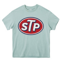 Arona stp motor oil distressed Heavy Core Tee - artisFamous