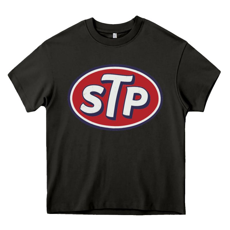 Stp Motor Oil Distressed Heavy Core Tee by artisFamous | Teevron