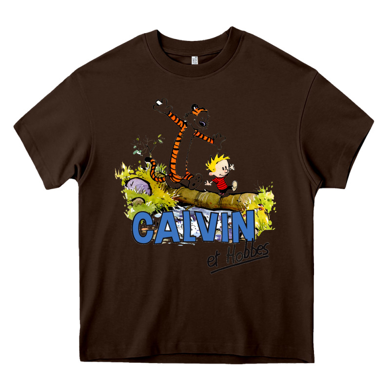 Calvin Hobbes Heavy Core Tee by artisFamous | Teevron