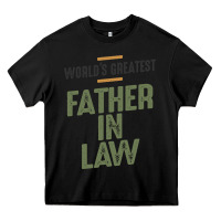 World's Greatest Father-in-law - Dad And Grandpa Heavy Core Tee | Teevron